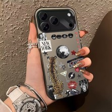 Powerfox Iphone 17 Pro Max Uyumlu Disko Topu Lüx Darbe Emici Telefon Kılıfı MK01A
