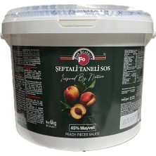Fo Şeftali Taneli Sos 6 kg (%45 Meyveli)