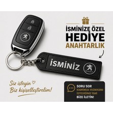 YSN Sounds Isimli Peugeot Anahtarlık , Kişiye Özel - Hediyelik Isimli Peugeot Araç Logolu Anahtarlık - Isimli Araba Anahtarlığı