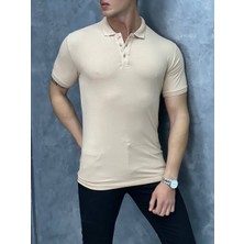 Modefendicom Slim Fit Polo Yaka Pamuklu Tshırt