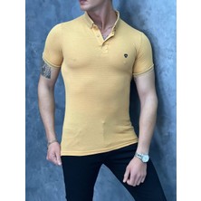 Modefendicom Slim Fit Polo Yaka Pamuklu Tshırt