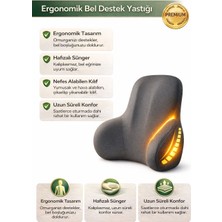 EpiRelax Duruş Düzeltici Ortopedik Bel Yastığı – Visco Bel Destek Minderi, Sırt Destek Yastığı, Araba ve Ofis Koltuğu İçin