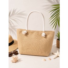 Valleri Bag Şık & Fonksiyonel Çizgili Plaj Çantası 🌊