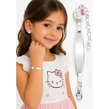 Liora Dünyası 925 Ayar Gümüş Hello Kitty Çocuk Bileklik