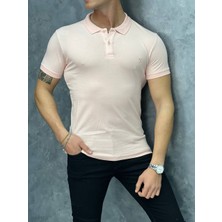 Modefendicom Slim Fit Polo Yaka Pamuklu Tshırt