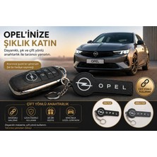 YSN Sounds Opel Anahtarlık , Opel Logolu Çift Yönlü Araç Anahtarlık - Hediyelik Opel Araba Anahtarlığı
