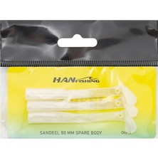 Hanfish Sandeel Silikon 8cm Gövde Lrf Silikon Yem