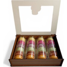 İnci Çikolata Ahşap Kutulu Hediyelik Makaron