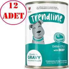 Trendline Dana Etli Köpek Konservesi 400 gr 12 Ad