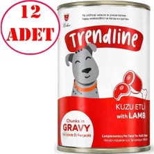 Trendline Kuzu Etli Köpek Konservesi 400 gr 12 Ad