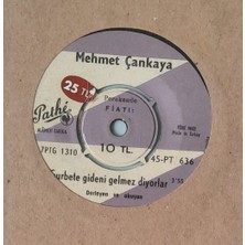 Mehmet Çetinkaya -  Nokta Nokta  Ayşem /gurbete Gideni Gelmez Diyorlar    (45 Lik Yerli Plak -Dönem Baskı)