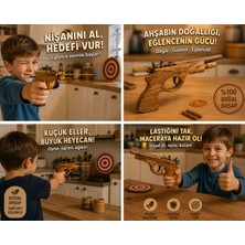 Seymen Bıçakçılık Ahşap Lastik Atan Oyuncak – Eğlenceli Nostaljik Hedef Oyunu