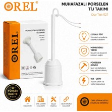 Orel Muhafazalı Porselen Tij 5 Adet