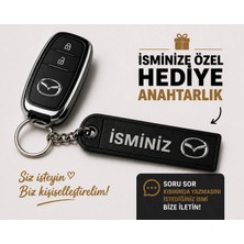YSN Sounds Isimli Mazda Anahtarlık , Kişiye Özel - Hediyelik Isimli Mazda Araç Logolu Anahtarlık - Isimli Araba Anahtarlığı