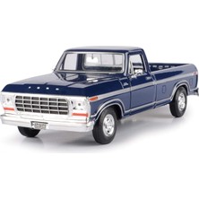 Motormax Motor Max 1:24 1979 Ford F-150 Custom Kahverengi Kamyonet Mavi