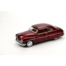 Motormax 1949 Mercury Coupe 1/24 Siyah Model Araba  Bordo