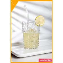 Esplendor Şeffaf Akrilik Kısa Bardak 400ML Su Meşrubat Kahve Bardağı Kırılmaz