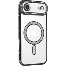 Eco Apple Iphone 17 Air Joke Simli Magneticsafe Kılıf - Siyah