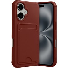 Eco Apple Iphone 17 Kelvin Kartvizitli Silikon - Bordo