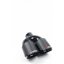 90 mm Çiftli Akrapoviç Egzoz Başlığı Eşit