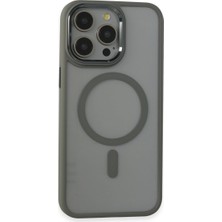 Eco Apple Iphone 15 Pro Max Kılıf Room Magneticsafe Silikon - Gri