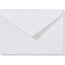 Doğan 110 Gr. Beyaz Silikonlu Mektup Zarfı ( 11,4* 16.2 Cm)  ( 50 Adet )