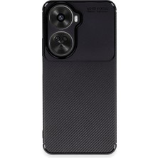 Eco Huawei Nova 12 Se Kılıf Auto Focus Karbon Kapak - Siyah