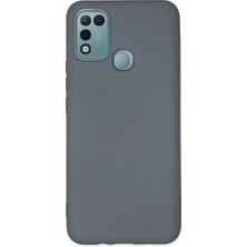 Eco Infinix Hot 10 Play Kılıf Nano Içi Kadife Silikon - Gri