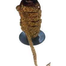 Silikonlu Yapıştırma Taş 1 cm Gold 10 Metre
