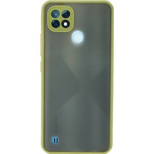 Eco Realme C21 Kılıf Montreal Silikon Kapak - Açık Yeşil
