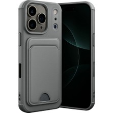 Eco Apple Iphone 17 Pro Max Kelvin Kartvizitli Silikon - Gri