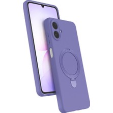 Eco Samsung Galaxy A07 4g Regal Magsafe Standlı Kapak - Lila