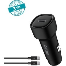 Ttec Smartcharger Pd 30W Araç Hızlı Şarj Aleti Usb-C - Usb-C 3A Kablo - 2CKP01CS