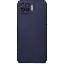 Eco Oppo Reno 4 Lite Kılıf Nano Içi Kadife Silikon - Lacivert
