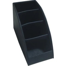  ınn design organizer masa üstü kalemlik beyoğlu serisi deri ızmir siyah 11x20x9.5cm dd-1282