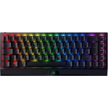 Razer Blackwidow V3 Mini Hyperspeed ​​(Sarı Anahtar) - Kablosuz %65 Mekanik Oyun Klavyesi (Sessiz Mekanik Anahtarlar, Bluetooth, Usb-C, Gizli Pudding Tuş Başlıkları) Birleşik Krallık Düzeni, Siyah