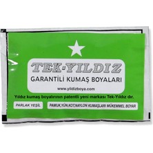 Tek Yıldız 58 - Kumaş Boyası Parlak Yeşil 11 Gr