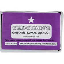Tek Yıldız 54 - Kumaş Boyası Koyu Eflatun 11 Gr