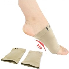2 Adet Silikon Jel Ortopedik Ark Destek Çorap Pedleri Plantar Fasiit Ayak Bakımı