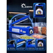 JEBRİNİ MAKİNA Poşet Ağzı Kapama Yapıştırma Makinesi (Plastik Gövde) 30 cm