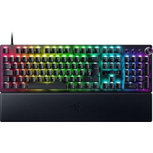 Razer Huntsman V3 Pro - Analog Optik E-Spor Klavye (Çok Fonksiyonlu Dijital Kadran ve Kontrol Düğmesi, Dokulu Doubleshot Pbt Tuş Başlıkları) De Düzeni | Siyah