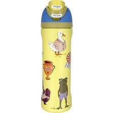 Owala 24 Oz (710 Ml) Freesip Termos Matara Çift Içim (Pipetli & Ağızdan), Sızdırmaz Kapak