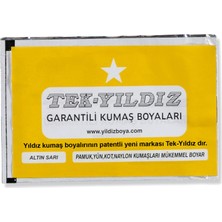Tek Yıldız 56 - Kumaş Boyası Altın Sarısı 11 Gr