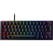 Razer Huntsman Mini – (Mor Anahtar) %60 Form Faktörlü Oyun Klavyesi (Optik Anahtarlar, Tuş Kapakları Pbt Doubleshot) Bt Düzeni, Siyah