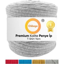 Chibago Kırçıllı Gri 004 Penye İp Büyük Boy 650 gr 130 mt
