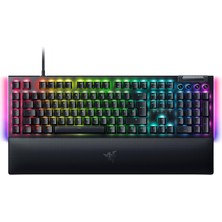 Razer Blackwidow V4 - Mekanik Oyun Klavyesi Chroma Rgb (Mekanik Sarı Anahtarlar, 6 Özel Makro Tuş, Doubleshot Abs Tuş Başlıkları) Qwertz De Düzeni | Siyah