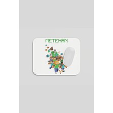 Morinna Isme Özel Minecraft Temalı Dikdörtgen Mouse Pad 23X19CM Mp-02