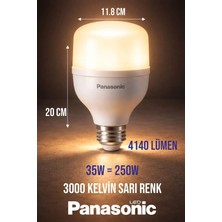 Panasonıc Torch Büyük Boy 35W 3000 Kelvin Sarı ve Günışığı Arası Renk 20*11,8 LED Ampül