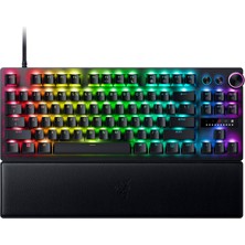Razer Huntsman V3 Pro Tkl (Analog Anahtarlar) - Sayı Tuşları Olmayan Oyuncu Klavyesi - Hızlı Çıkarma (Strike Modu, 0,1 Ila 4 mm Ayarlanabilir Analog Optik Anahtarlar), Azerty Klavye | Siyah Fr Düzeni