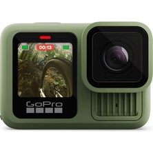 Gopro HERO13 Siyah Orman Yeşili (Sınırlı Üretim Renkli) - 5.3K60 Video, 27MP Fotoğraf + Hb Serisi Lens Uyumluluğuna Sahip Su Geçirmez Aksiyon Kamerası